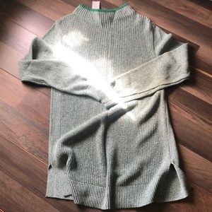 Loft 💯% Cotton Mock Neck Tunic Sweater